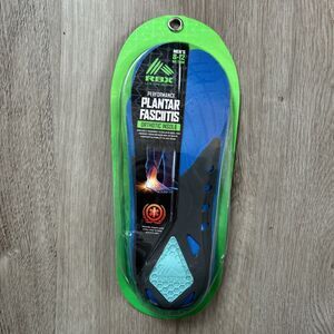 RBX Performance Plantar Fasciitis Orthotic Insoles Men’s Size 8-12 Memory NEW